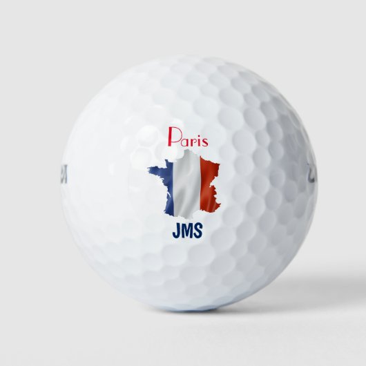 Initialen der Pariser Frankenflagge Golfball (Vorderseite)