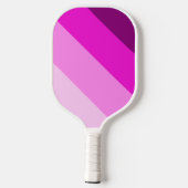 Initialen der rosa Streifen Pickleball Schläger (Rückseite)