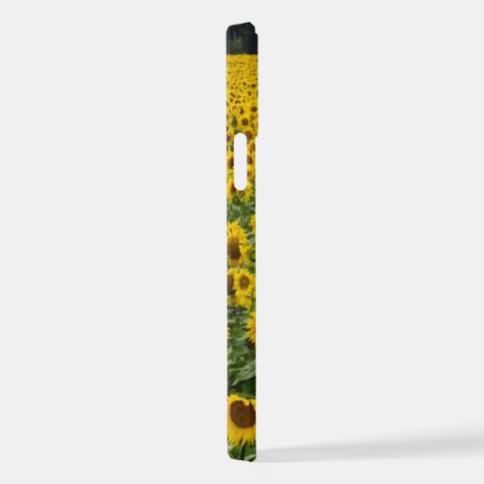 Initialen der Sonnenblumenfelder iPhone Hülle (Rechte Seite)