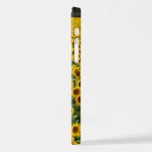 Initialen der Sonnenblumenfelder iPhone Hülle (Linke Seite)