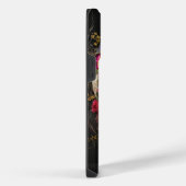 Initialen des Blumenschädels mit dem Pagan Monogra iPhone Hülle (Rechte Seite)