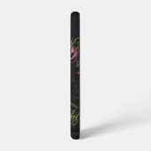 Initialen des Blumenschädels mit dem Pagan Monogra Samsung Galaxy Hülle (Linke Seite)