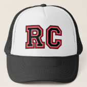 Initialen des Monogramms "RC" Truckerkappe (Vorderseite)