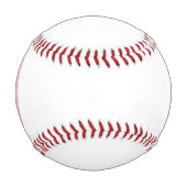 Initialen des Paares | Subtile Pink Gradation Baseball (Vorderseite)