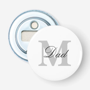 Initialen des Vatertag-Vater Monogram für benutzer Flaschenöffner