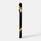 ✨ Initialen-Drache-Ornament-Kreuzrahmen ✨ iPhone 15 Hülle (Linke Seite)