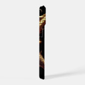 ✨ Initialen-Drache-Ornament-Kreuzrahmen ✨ iPhone 15 Hülle (Rechte Seite)