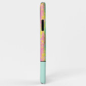 Initialen einfarbige Farben grün hinzufügen Case-Mate iPhone Hülle (Hinten/Rechts)