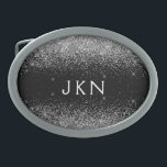 Initialen für die Mädchenbezeichnung in der Schwar Ovale Gürtelschnalle<br><div class="desc">Schwarz und Silber Sparkle Glitzer Monogram Name Gürtelschnalle. Das macht den perfekten Abschluss,  süß 16 16.,  18.,  21.,  30.,  40.,  50.,  60.,  70.,  80.,  90.,  100. Geburtstag,  Hochzeit,  Brautparty,  Jubiläum,  Babydusche oder Junggeselinnen-Abschied Geschenk für jemanden,  der Luxus und Chic Stil Lieben glänze.</div>