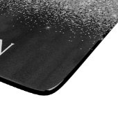 Initialen für die Mädchenbezeichnung in der Schwar Schneidebrett (Ecke)