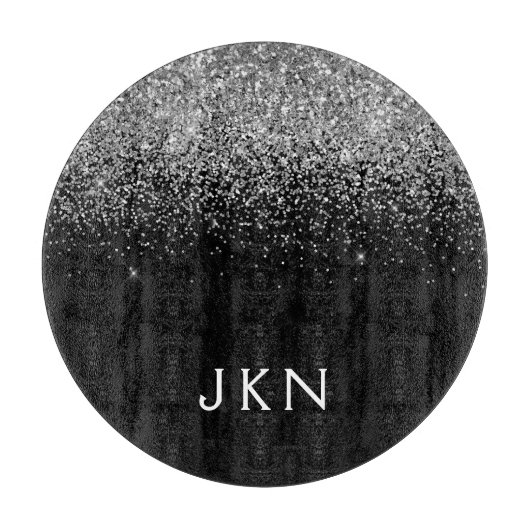 Initialen für die Mädchenbezeichnung in der Schwar Schneidebrett (Vorderseite)