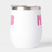 Initialen für Monogramm-Blockschatten rosa Benutze (Rechts)