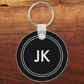 Initialen für Monogramm Schlüsselanhänger (Vorderseite)
