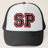 Initialen für Monogramm "SP" Truckerkappe (Vorderseite)
