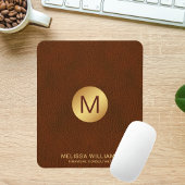 Initialen für Monogramme aus hochwertigem Grown Le Mousepad