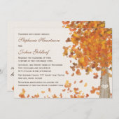 Initialen geschnitzt eine in den einladung (Vorne/Hinten)