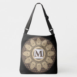 Initialen große Körper Tote Tasche psychedelisch