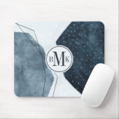 Initialen hinzufügen | Angrenzende Abstraktion Mousepad (Mit Mouse)