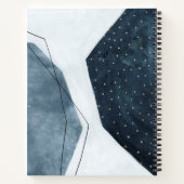 Initialen hinzufügen | Angrenzende Abstraktion Notizblock (Rückseite)