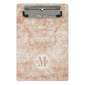 Initialen hinzufügen | Garnetschrott Mini Klemmbrett (Vorderseite)