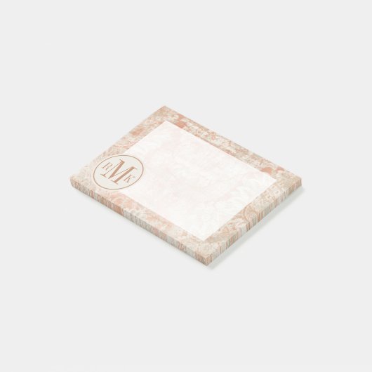 Initialen hinzufügen | Garnetschrott Post-it Klebezettel (angewinkelt)