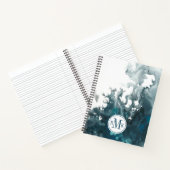 Initialen hinzufügen | Indigo Tempest Notizblock (Innenseite)
