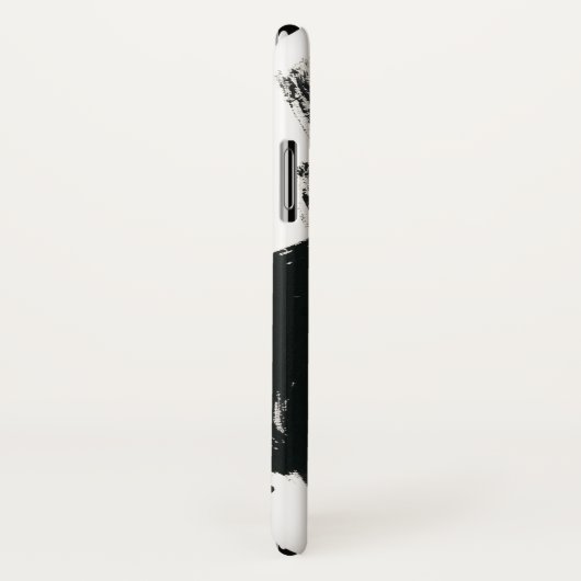 Initialen hinzufügen | Onyx Gesture Case-Mate iPhone Hülle (Hinten/Rechts)