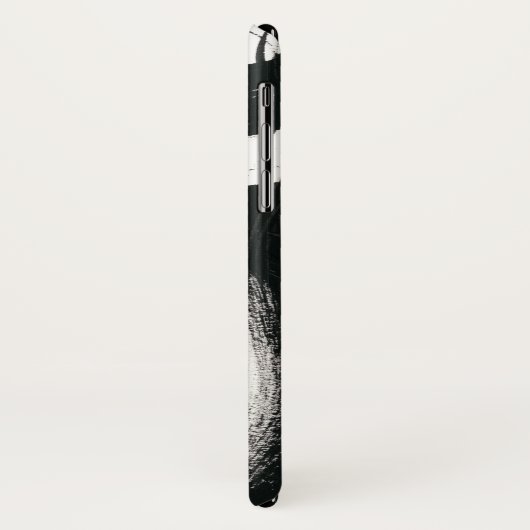 Initialen hinzufügen | Onyx Gesture Case-Mate iPhone Hülle (Hinten/Links)