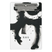 Initialen hinzufügen | Onyx Gesture Mini Klemmbrett (Vorderseite)