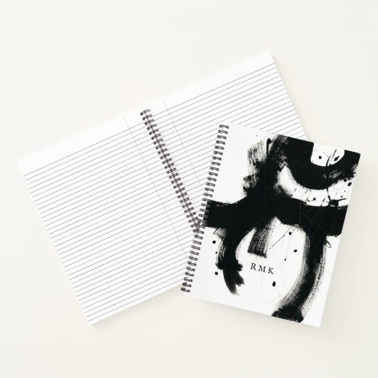 Initialen hinzufügen | Onyx Gesture Notizblock (Innenseite)