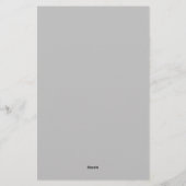 Initialen mit Monogramm moderner Handschriftenname Briefpapier (Rückseite)