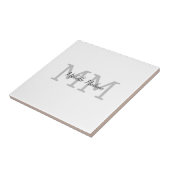 Initialen mit Monogramm moderner Handschriftenname Fliese (Seite)