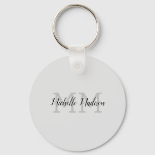 Initialen mit Monogramm moderner Handschriftenname Schlüsselanhänger
