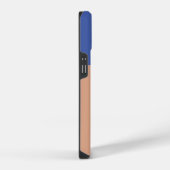 Initialen-Monogramm Modernes Farbblock iPhone Hülle (Rechte Seite)