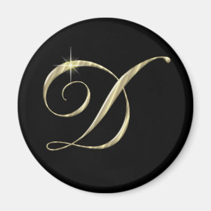 Initialen-Schließfach-Magnet des Magnet