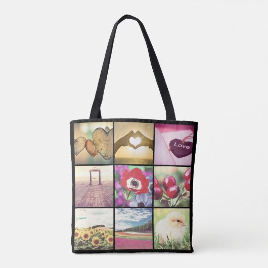 Initialer Name der benutzerdefinierten Foto-Sortie Tasche (Rückseite)