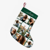 Initialer Name des benutzerdefinierten Monogramms  Kleiner Weihnachtsstrumpf (Vorderansicht (hängend))