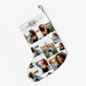 Initialer Name des benutzerdefinierten Monogramms  Kleiner Weihnachtsstrumpf (Rückseite (Hängend))