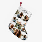 Initialer Name des benutzerdefinierten Monogramms  Kleiner Weihnachtsstrumpf (Vorderansicht (hängend))