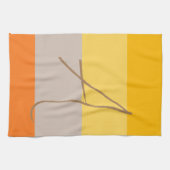 Initialer Name des modernen Monogrammes mit mehrer Geschirrtuch (Horizontal)