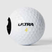 Initialer Name des Personalisierten Monogramms Golfball (Logo)
