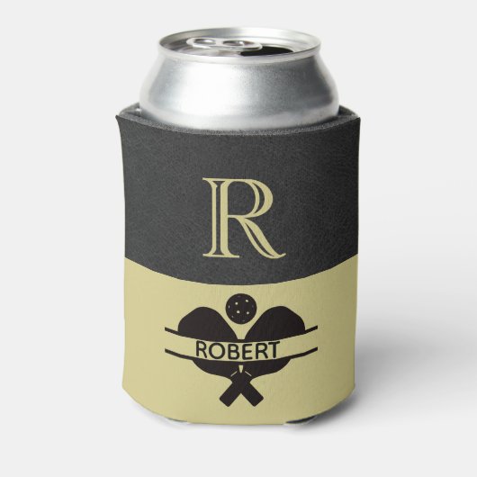 Initialer Name des Pickleball-Typ Dosenkühler (Kanne Rückseite)