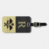 Initialer Name des Pickleball-Typ Gepäckanhänger (Vorderseite horizontal)