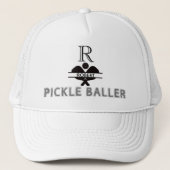 Initialer Name des Pickleball-Typ Truckerkappe (Vorderseite)