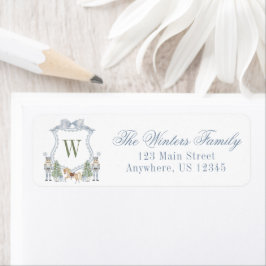 Initiales Nutcracker-Wappen für die Aquarellfarben