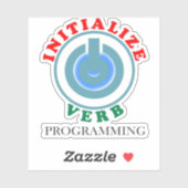 Initialisieren Verb in Cobol-Programmierung Sticke Aufkleber (Blatt)