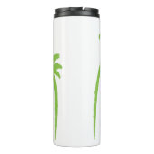 Initialisiert Hallo Sommer Sonnenschein und Palmen Thermosbecher (Rückseite)