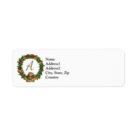 Initialisierter Vintager Engel und Kranich (Vorne)