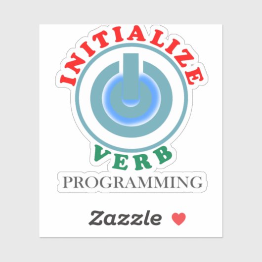Initialize Verb in Cobol Programming Sticker (Blatt)