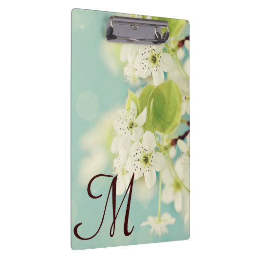 Initialklammer für das White Cherry Blossom Monogr Klemmbrett (Rechts)